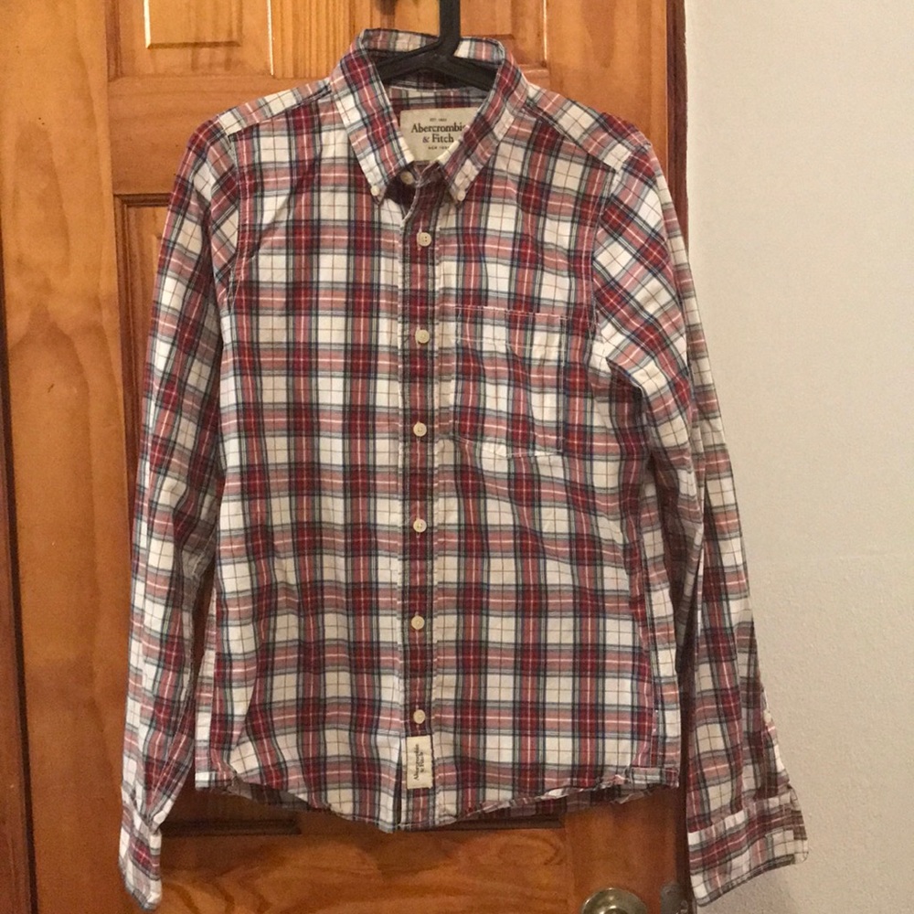 Abercrombie and Fitch checkered dress shirt
